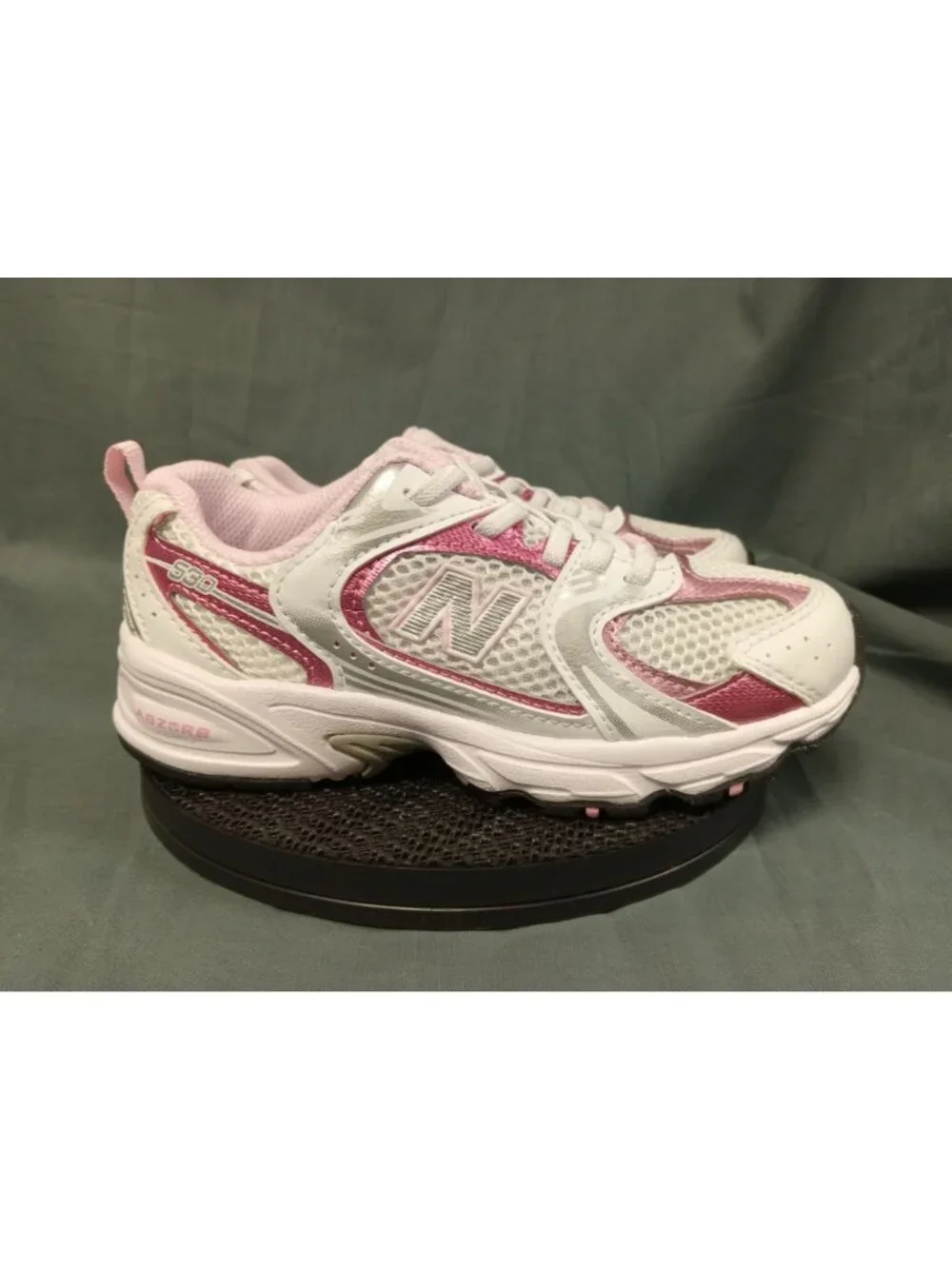 New Balance Girls 530 Sneakers PZ530RK Mesh White Pink Size 13 NO BOX!